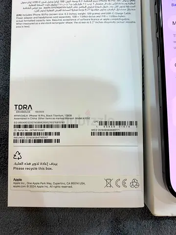 iPhone 16 Pro 128gb 95 battery health 290cc