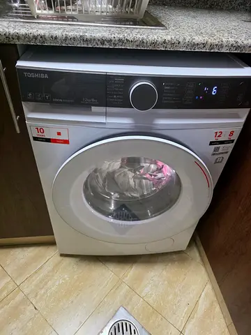 Toshiba 10kg Front Load Washer Dryer (Integrated) - excellent Condition,  WiFi, bubble, quite