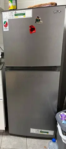 Toshiba 2-door Silver Fridge - Good Condition, Energy Efficient
