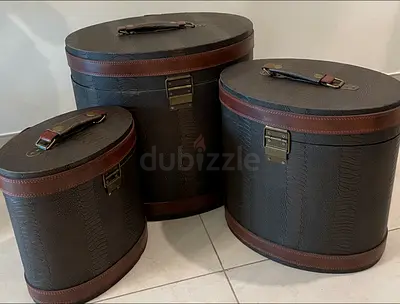 Set of 3 Decorative Storage wooden boxes