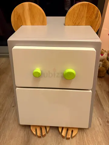 BARGAIN CUTE MOUSE NIGHTSTAND WITH MAGNETIC EARS AND ARMS L39H49D31CM