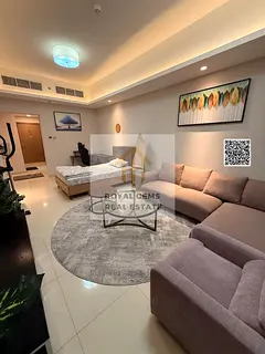 Exclusive 1-Bedroom Fully Furnished Apartment | Annual Rent | Modern Comfort in Gulfa Towers