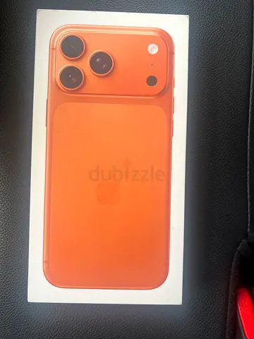 Brand new sealed iPhone 17 Pro  in Cosmic Orange (boxed) TDRA