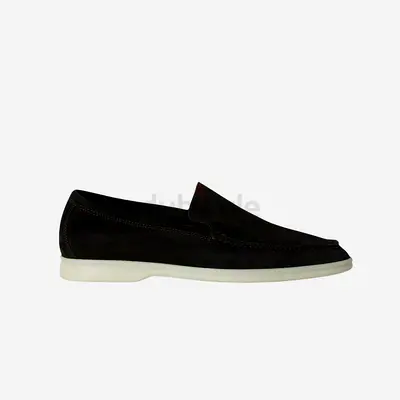 LORO PIANA Summer Walk Mocassin Suede With Calfskin Lining