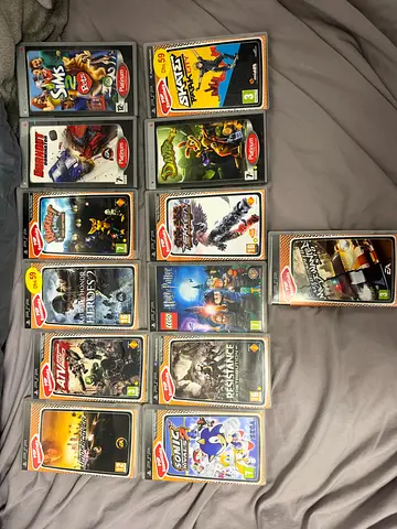 Collection of 13 PSP (PlayStation Portable) UMD Games - Mixed Titles