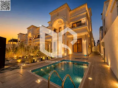 🏡 فيلا فاخرة كلاسيك في الحليو 2 – عجمان | موقع استثنائي على شارع رئيسي بمنطقة فلل ✅ شامل رسوم التسجيل والتملكر