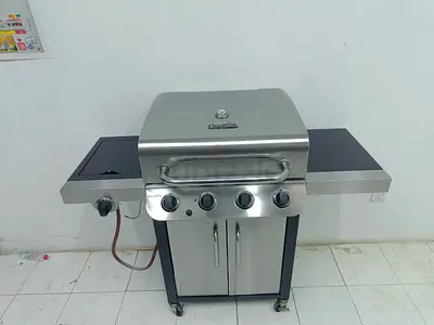 Char-Broil Convective Series 440S - 4 Burner Gas Barbecue Grill with Side-burner, Stainless Steel Fi