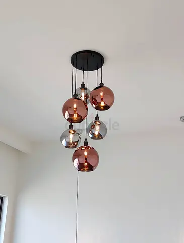 Glass Multi Pendant Light