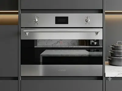 SMEG Latest Model Microwave Oven Dual Combination 60cm – Built-in | Premium Italian Design