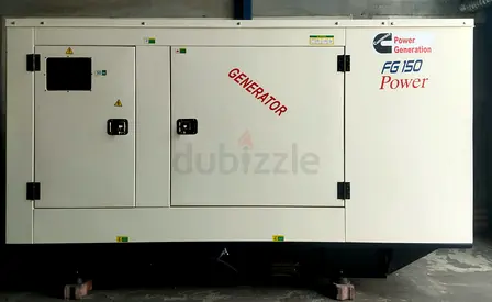 used generators with customized silent canopy from 150 KVA