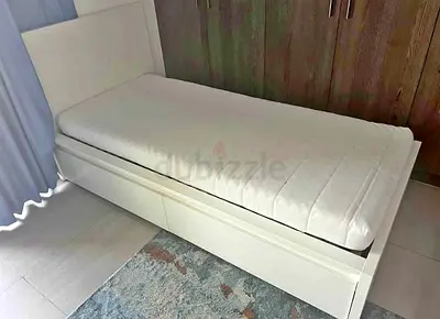 IKEA MALM Single Bed + Mattress