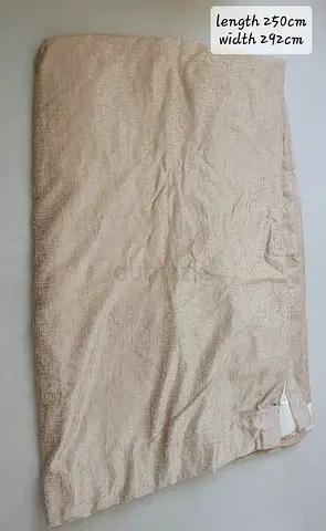 Heavy blackout curtains