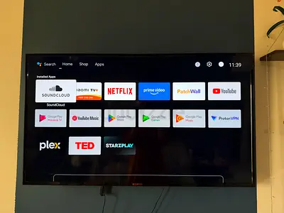 50 inch Smart LED TV (Android TV) - Good Condition with free tv stick