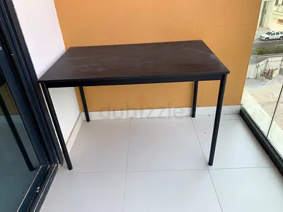 IKEA SANDSBERG Table Black 110x67 cm