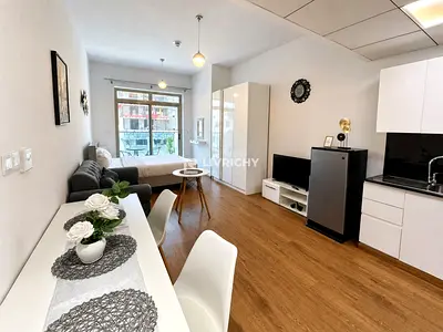 BRIGHT FURNISHED STUDIO | POOL FACING | PRIME JVC