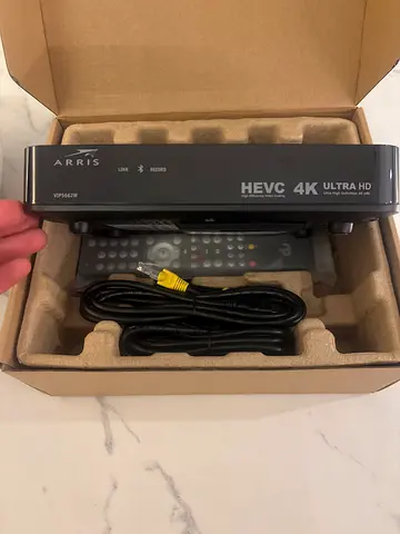 Arris 4K HEVC Ultra HD Set-Top Box with Remote and Cables