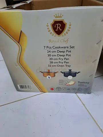 7-piece Royal Chef Cookware Set (new in box)