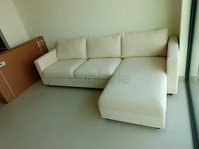 Like new condition IKEA vimle beige color sofabed with storage