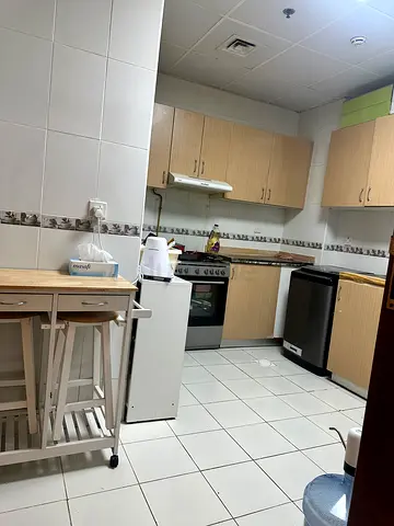 One bedroom hall for rent in qusais- 3500