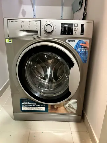 Ariston NM10723SSEX, front load, 7kg washing machine