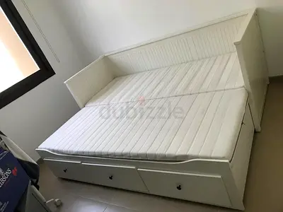 IKEA hemnes daybed frame with two IKEA mattress Available in excellent condition Size 80_200cm the