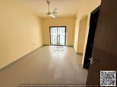 One bedroom and living room for rent in Al Jurf 3 with a comfortable layout.