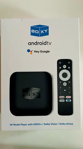 BOXY Android TV 4K Media Player with Remote - Unused in Box