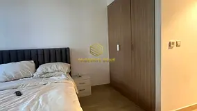 Pool View Studio | Furnished | Balcony | Azizi Riviera 45