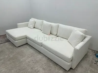 Selling pottery barn lshape sofa