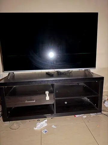 55-inch LED TV with TV stand - used, good display