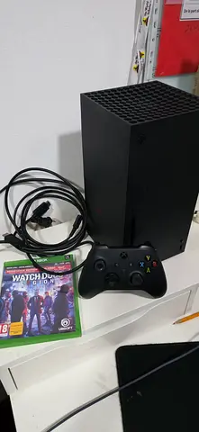 Xbox Series X console with controller, all cables and game (excellent condition)