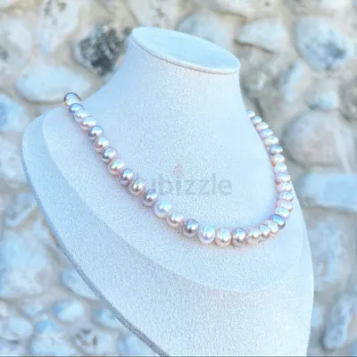 7-9mm Candy Tone Freshwater Pearl Necklace - 1200 AED