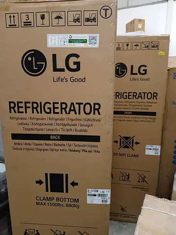 LG Refrigerator 384L Upright White Fridge New