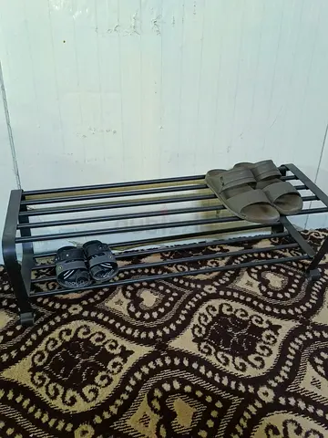 Metal Shoe Rack/Stand - 2-Tier Compact Organizer