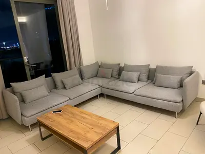 Light Gray Color Ikea Soderhim Corner Sofa