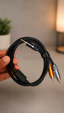 Brand new ..Fosi Audio 3.5mm to RCA Cable 3.9Ft, Dual-Core with Dual Shielding, Gold-Plated Connecto