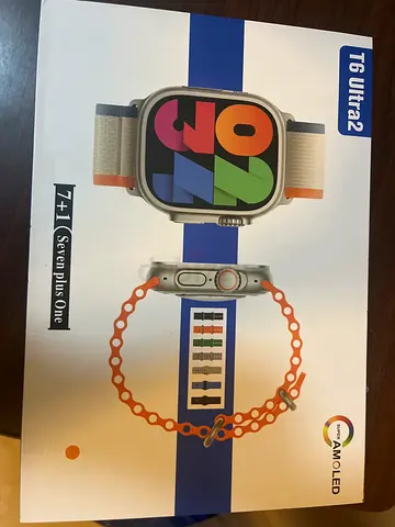 T6 Ultra2 Smartwatch (7+1 straps) - Unused in Box