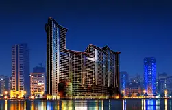 A unique opportunity to own a luxurious furnished apartment in Corniche Residence Towers โ Ajman