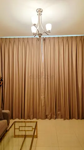 Brand new Customized 4 beige curtains for sale aed 800