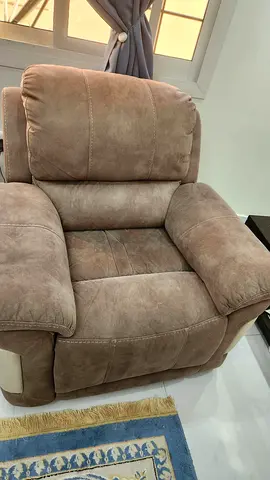 For sale 2 open and retractable leather rocking chair