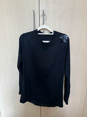 ADIDAS Long Sleeve Training Top - Size M BLACK