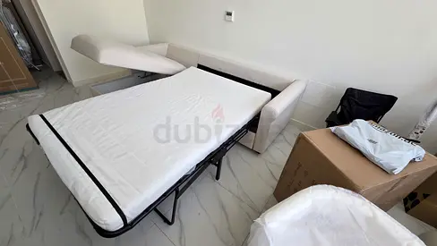 Ikea gronlid L shape sofa bed with mattress