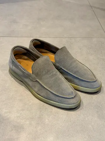 Aurelien suede mens loafers, used