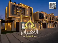 Luxury villa for sale in Al Helio 2, Ajman. Prime location opposite amenities | Modern and luxurious