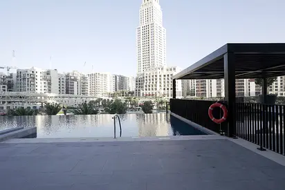 Waterfront 1BR Apartment | Palace Residences | Balcony & Pool Access