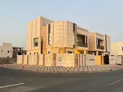 🏡 Luxury corner villa for sale in Al Bahia – 6 master bedrooms | 2 floors + roof | Land area 3,014 sq ft, built-up area 3,800 sq ft | Includes regist