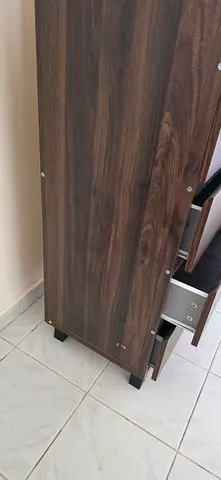 Homebox Dark wood wardrobe / armoire in good condition, compact size