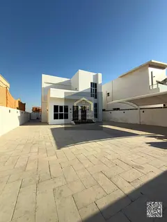 Brand new villa 🔥🔥 First occupancy, available for rent in Al Rawda 2, Ajman. 5000 sq ft land p