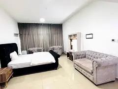 Furnished room with balcony for rent in horizon tower