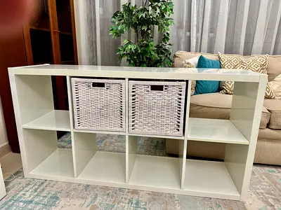 High gloss kallax shelf